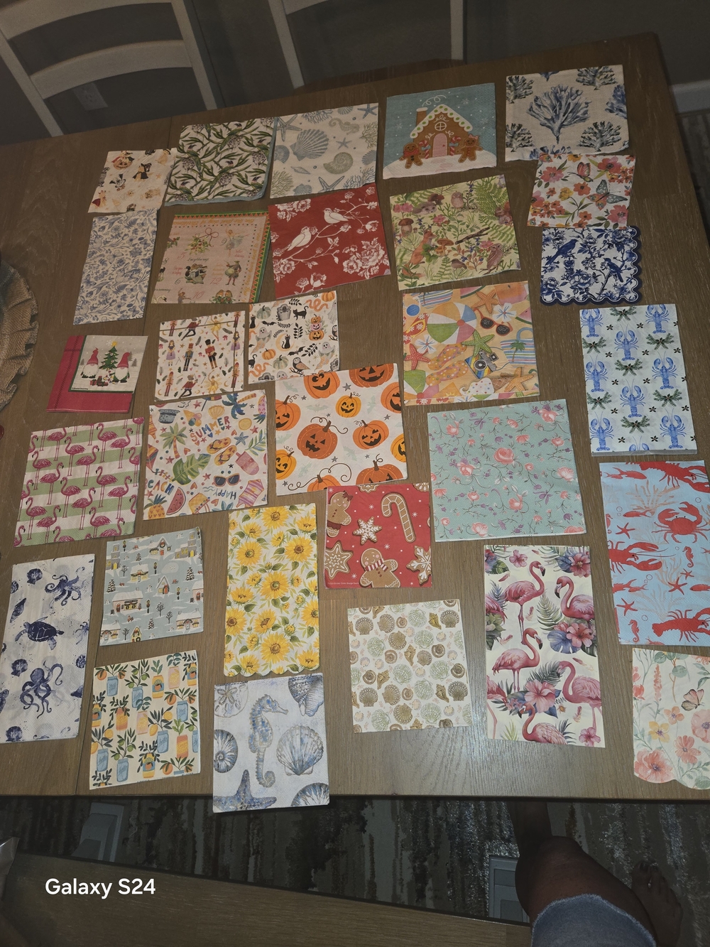 Assorted Decorative Party Napkin Pack Of 30 Different For Decoupage
